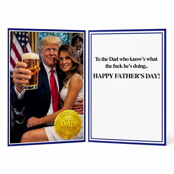 Trump Father's day Talking Card 5